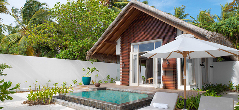 Luxury Maldives Holidays Fairmont Maldives Sirru Fen Fushi Beach Sunset Villa 2