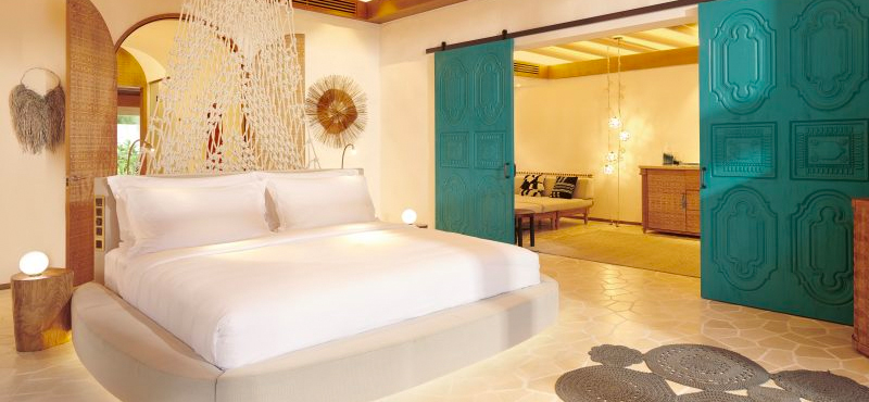 Luxury Maldives Holidays Fairmont Maldives Sirru Fen Fushi Deluxe Beach Sunset Villa
