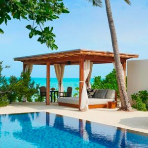 Luxury Maldives Holidays Fairmont Maldives Sirru Fen Fushi Two Bedroom Beach Sunset Villa 3