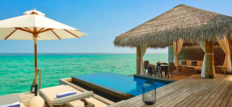 Luxury Maldives Holidays Fairmont Maldives Sirru Fen Fushi Two Bedroom Water Sunrise Villa 2