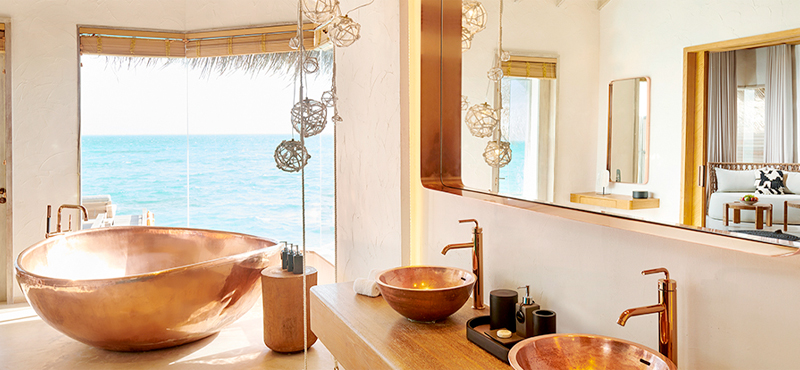 Luxury Maldives Holidays Fairmont Maldives Sirru Fen Fushi Two Bedroom Water Sunrise Villa 2