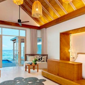 Luxury Maldives Holidays Fairmont Maldives Sirru Fen Fushi Two Bedroom Water Sunrise Villa 3