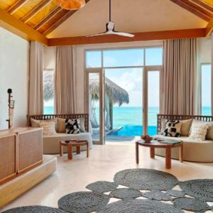 Luxury Maldives Holidays Fairmont Maldives Sirru Fen Fushi Two Bedroom Water Sunset Villa 3