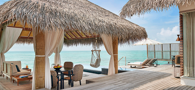 Luxury Maldives Holidays Fairmont Maldives Sirru Fen Fushi Two Bedroom Water Sunset Villa 3