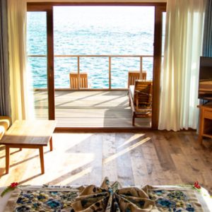Luxury Maldives Holidays Reethi Faru Resort Two Bedroom Water Villa Suite With Spa Tub 2