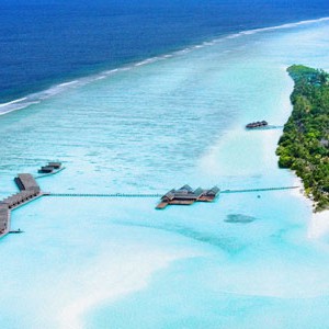 LUX Maldives aerial shot