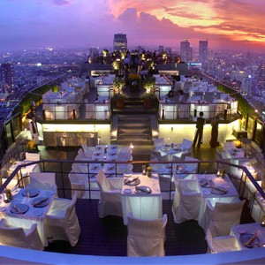 Banyan Tree Bangkok vertigo restaurant