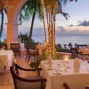 Fairmont Royal Pavilion ocean view dining
