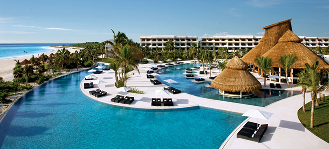 Secrets Maroma Beach - Luxury Mexico Holidays - pool view