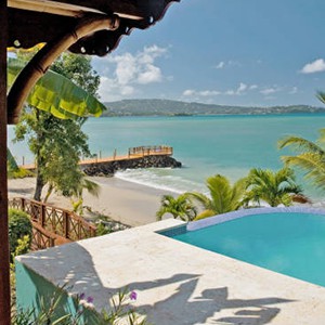 Calabash Cove - St Lucia Honeymoon Packages - pool villa