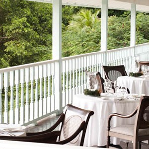 honeymoon packages St Lucia - Sugar Beach Hotel - dining