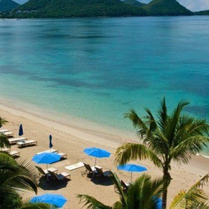 the landings hotel - st lucia honeymoon packages - beach