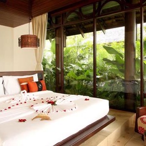 the vijitt phuket - bali honeymoon packages - bedroom