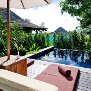 the vijitt phuket - bali honeymoon packages - pool villa