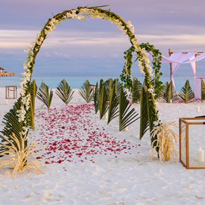 Luxury Maldives Holiday Packages Baglioni Maldives Resorts Beach Wedding Setup