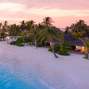 Luxury Maldives Holiday Packages Baglioni Maldives Resorts Hotel Exterior At Sunset