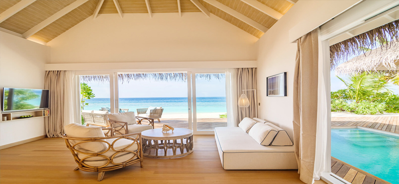 Luxury Maldives Holiday Packages Baglioni Maldives Resorts Pool Suite Beach Villa3