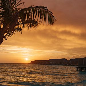 Luxury Maldives Holiday Packages Baglioni Maldives Resorts Water Villas At Sunset