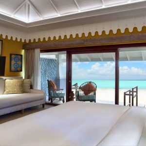 Luxury Maldives Holiday Packages SAii Lagoon Maldives, Curio Collection By Hilton 2 Bedroom Beach Villa1