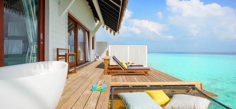 Luxury Maldives Holiday Packages SAii Lagoon Maldives, Curio Collection By Hilton 2 Bedroom Over Water Pool Villa6