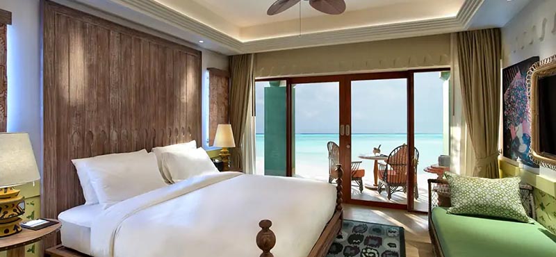 Luxury Maldives Holiday Packages SAii Lagoon Maldives, Curio Collection By Hilton King Beach Room8
