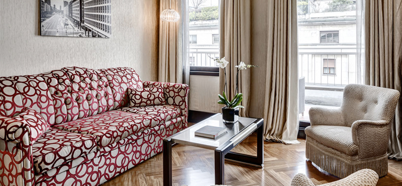 Terrace Suite 2 - Carlton Hotel Baglioni Milan - luxury italy holiday packages