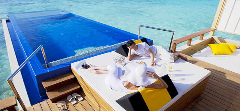Luxury Maldives Holiday Packages Angsana Velavaru Inocean Sunset Pool Villa