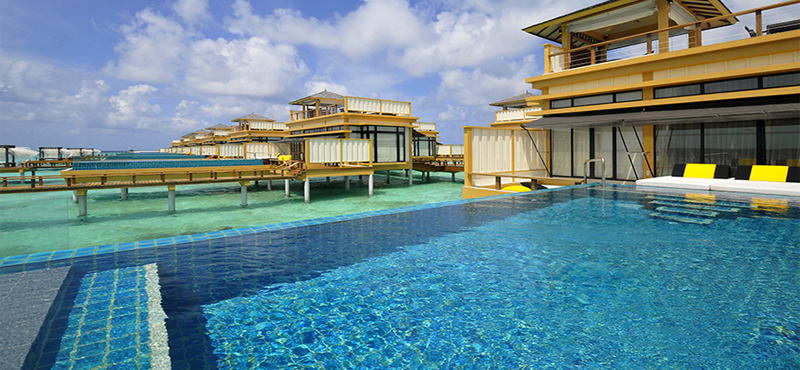 Luxury Maldives Holiday Packages Angsana Velavaru Inocean Sunset Pool Villa With Sala