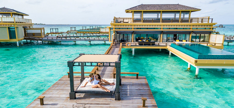 Luxury Maldives Holiday Packages Angsana Velavaru Inocean Sunrise Pool Villa With Sala