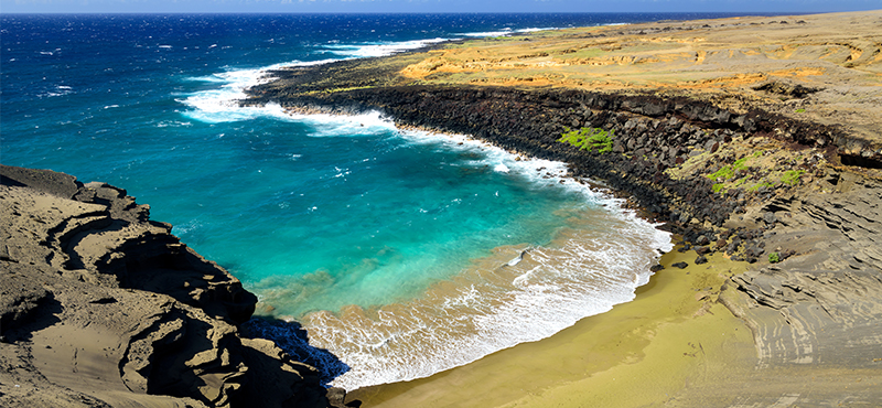 Papakolea Beach Colourful Beaches Of The World