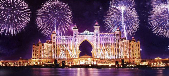 Atlantis-Dubai-palm-fireworks