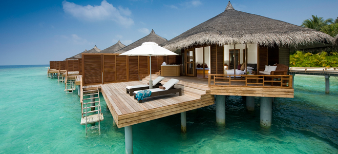 Kuramathi island - Maldives - water villa