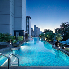 Banyan Tree Bangkok roof top pool