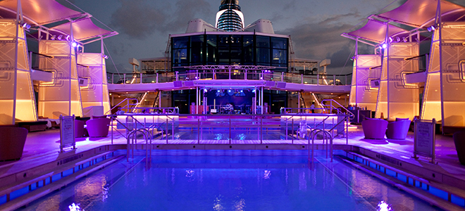 Celebrity Sillhouette Celebrity Cruises Pool