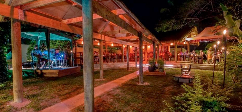 Flambe Restaurant Crown Beach & Spa Resort Rarotonga Cook Island Holidays