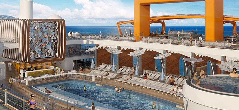 pool deck 2 - celebrity edge - luxury celebrity cruise holidays