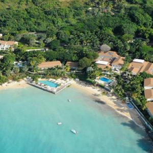 Aerial View Blue Waters Antigua Antigua Holidays