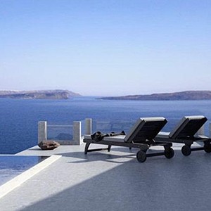 Ambassador Hotel Satorini - Greece honeymoon packages - pool view