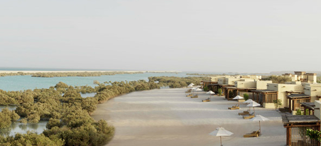 Anantara Desert Island hotel and spa - One Bedroom Pool Villa exterior