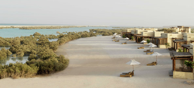 Anantara Desert Island hotel and spa - One Bedroom Villa views