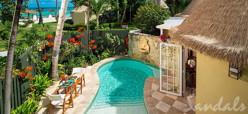 luxury Antigua holiday Packages Sandals Grande Antigua Caribbean Honeymoon Butler Rondoval With Private Pool Sanctuary 2