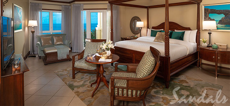 Antigua Honeymoon Packages Sandals Grande Antigua Mediterranean Oceanview Grande Luxe Club Level Suite