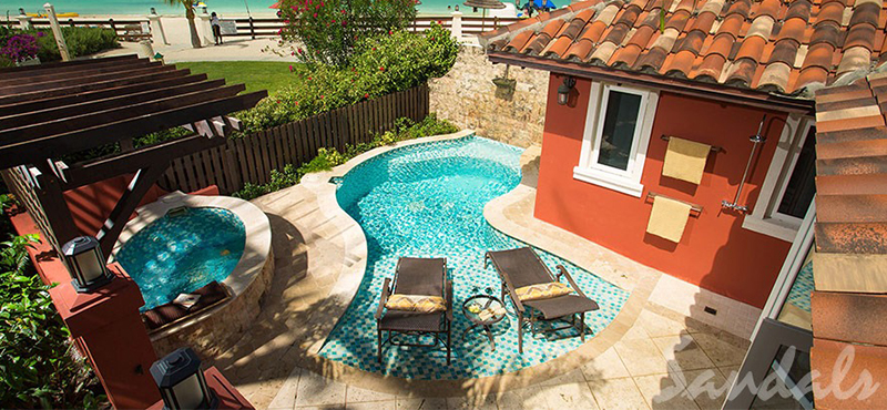 luxury Antigua holiday Packages Sandals Grande Antigua Mediterranean One Bedroom Butler Villa With Private Pool Sanctuary 2