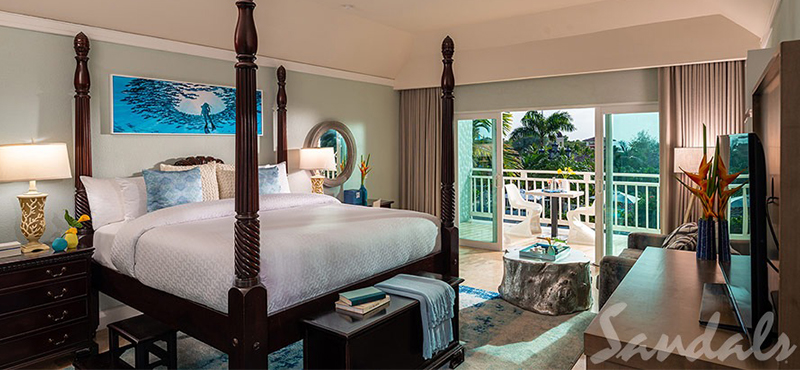 luxury Antigua holiday Packages Sandals Grande Antigua Sunset Bluff Honeymoon Luxury Club Level Room