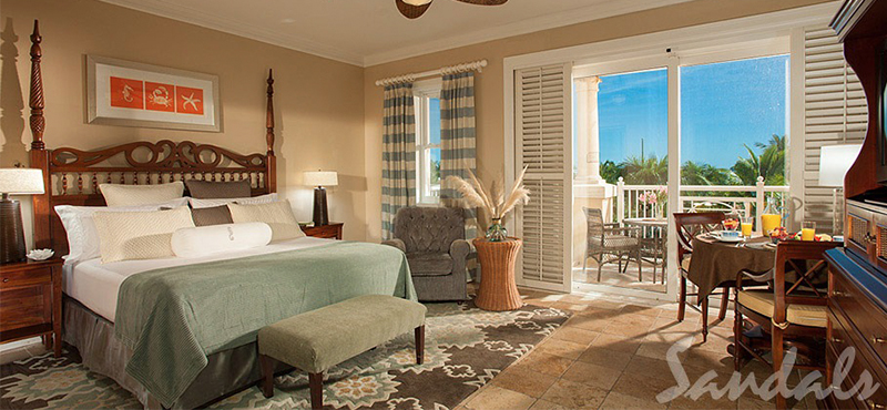 luxury Bahamas holiday Packages Sandals Emerald Bay Beach House Club Level Junior Suite HJ