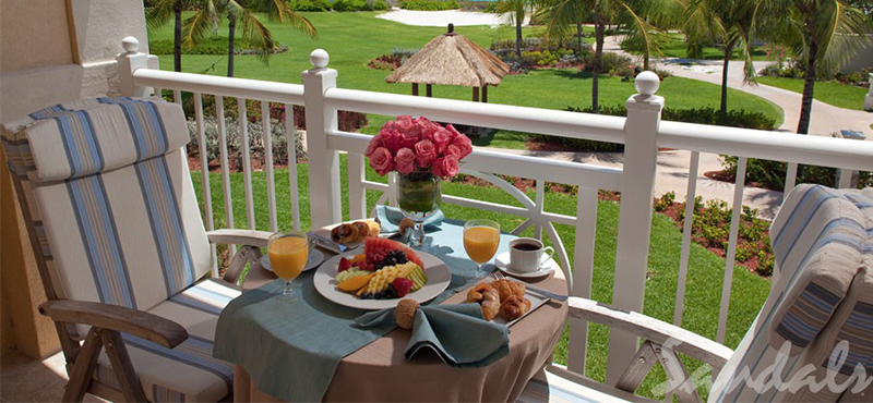 luxury Bahamas holiday Packages Sandals Emerald Bay Beach House Oceanview Club Level Junior Suite OJ 3