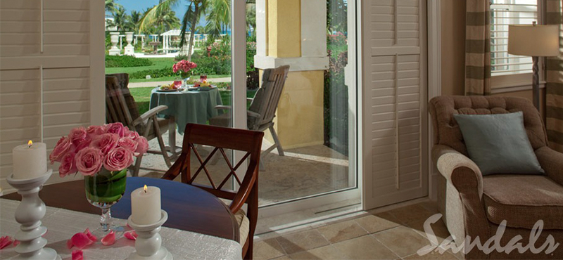 luxury Bahamas holiday Packages Sandals Emerald Bay Beach House Oceanview One Bedroom Walkout Butler Suite W1BO 2