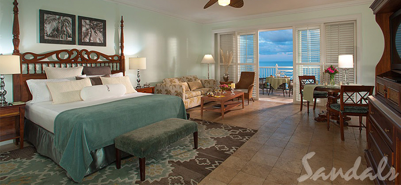 luxury Bahamas holiday Packages Sandals Emerald Bay Beachfront Honeymoon Butler Villa Suite PBV