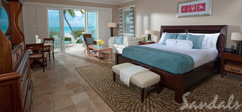luxury Bahamas holiday Packages Sandals Emerald Bay Beachfront Honeymoon Walkout Butler Villa Suite BWV