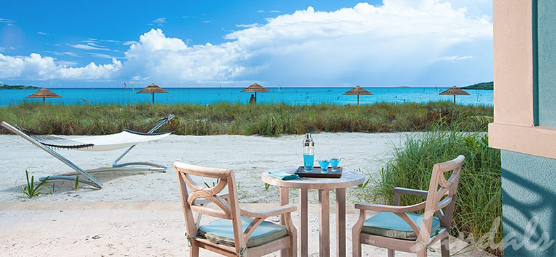 luxury Bahamas holiday Packages Sandals Emerald Bay Beachfront Walkout Butler Junior Villa Suite WGB 2